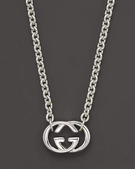 gucci male necklace|gucci silver britt necklace men's.